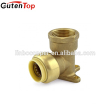 GutenTop Push Fit Fitting Drop Ear Elbow Quick Connector with PEX COPPER CPVC pipe